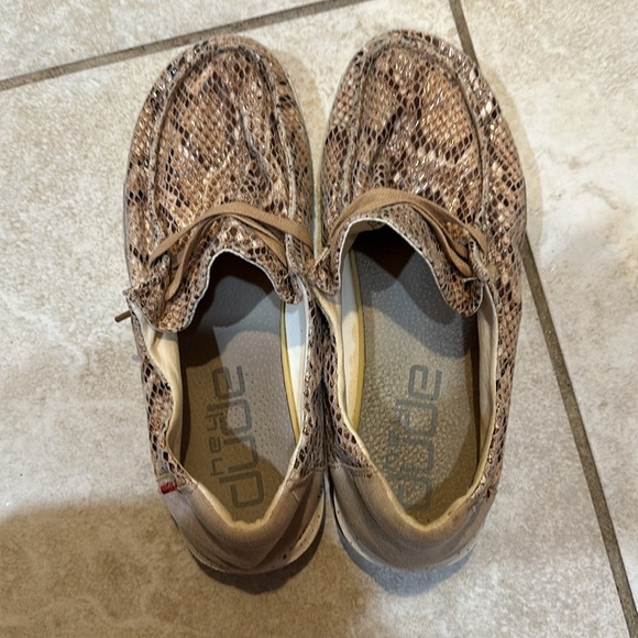 Hey Dude Wendy Python Snake Light Rose Slip On Casual Shoes 8 - Picture 4 of 8